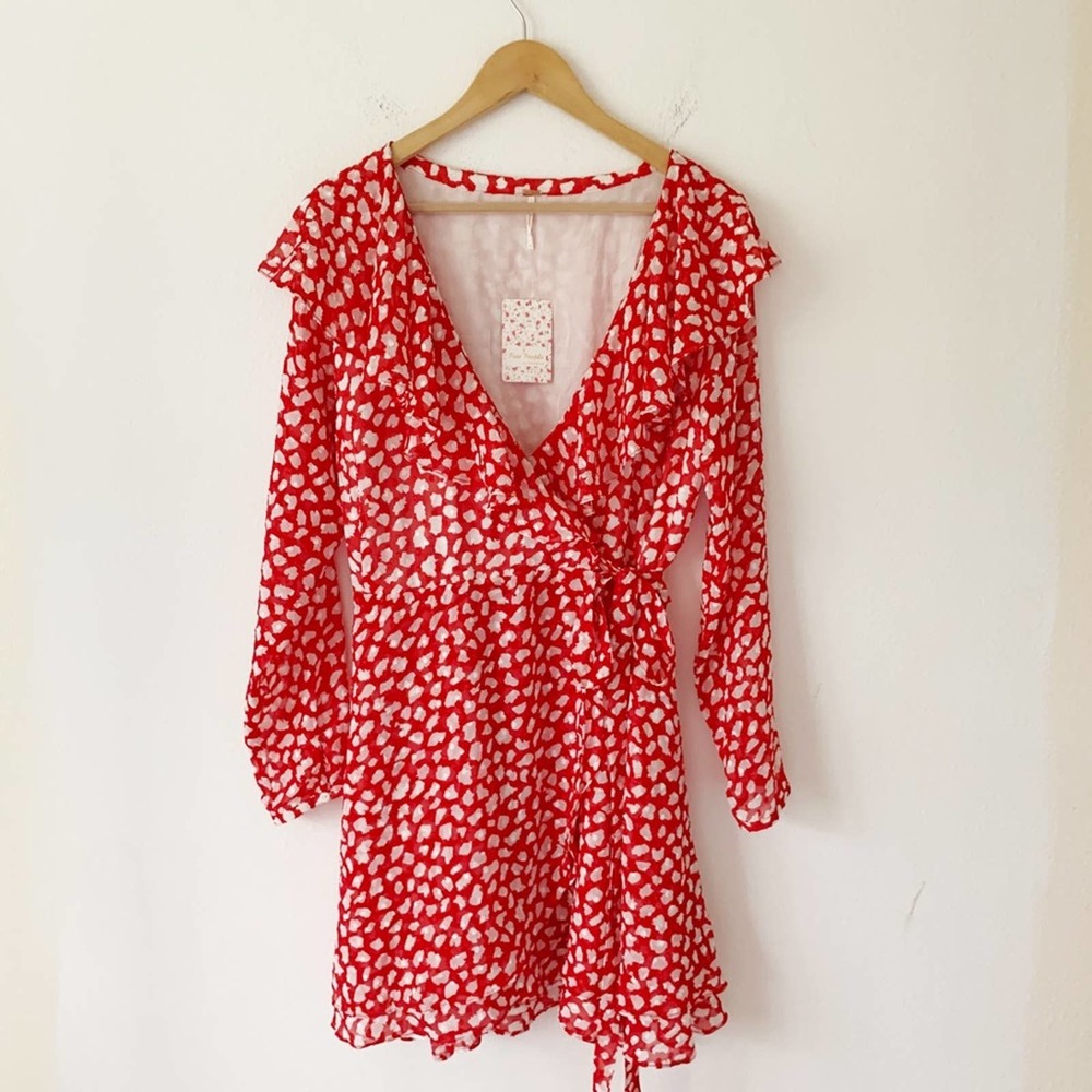 Free People Red Frenchie Dress - Picture 4 of 9